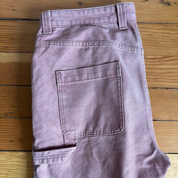 STUSSY Faded Pink Baggy Carpenter Pants - Picture 4 of 9